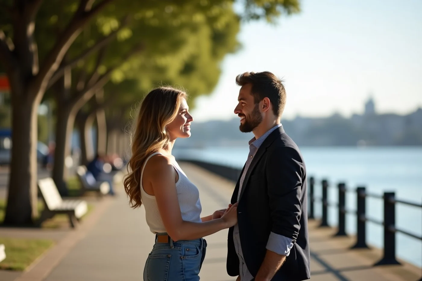 Decide whether the distance is workable for both people - supporting editorial photograph