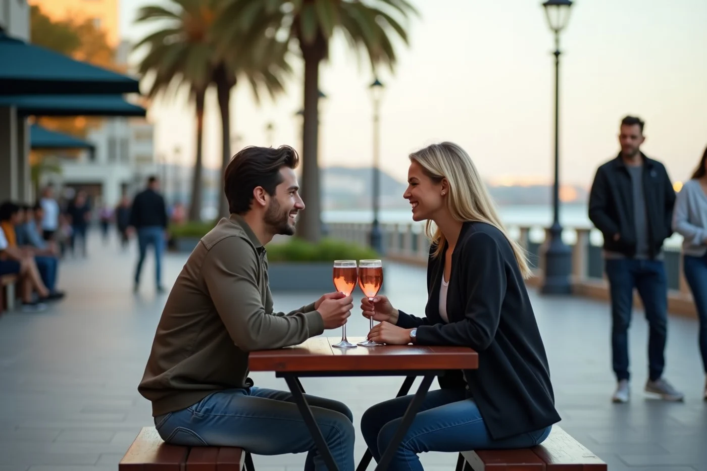 When an indoor setting makes a better first meeting - supporting editorial photograph